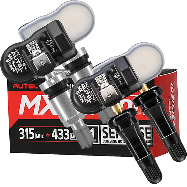 Autel TPS218 MX-Sensor 315 & 433MHz 2 in 1 Universal Tire Pressure Sensor Reader, Monitoring System Sensor for 99% Main Vehicles SAE Standard J1205/J1206/J2657