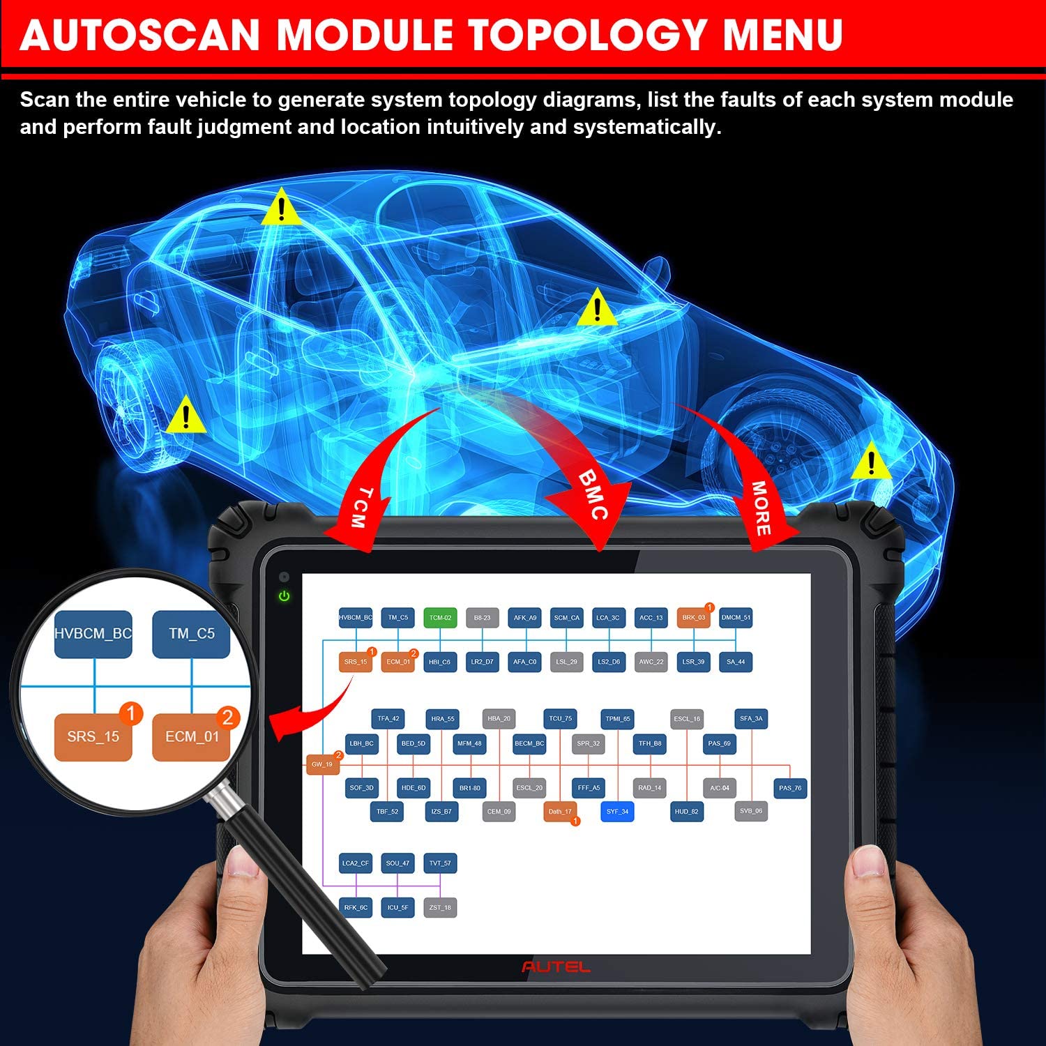 Autel MaxiSYS Ultra Intelligent Diagnostic Tool for Car with 5-IN-1 VCMI and ECU Programming