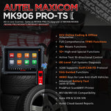 Autel MaxiCOM MK906 Pro-TS, 2022 Upgrade of MS906 Pro TS/ MS906TS/ MS906 Pro, ECU Coding, Full TPMS, 36+ Services, Bi-Directional, OE-Level Diagnose, CAN FD & DOIP, FCA Autoauth, Android 10.0