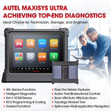 Autel MaxiSYS Ultra 2023 Version Full System Smart Diagnostic Bi-Directional Scanner ECU Coding, Programming Topology 40+ Functions and 5-in-1 MaxiFlash VCMI