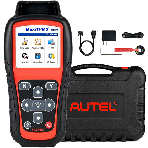 Autel MaxiTPMS TS508WF TPMS Relearn Programming Tool for MX-Sensors (315/433 MHz) TPMS Relearn/ Activate All Sensors, TPMS Scan Tool Read/Clear DTCs, TPMS Reset (Upgraded of TS408/501)