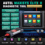 Autel MaxiSYS Elite II OBD2 Bi-Directional Intelligent Dignostic Scanner Tablet Tool for Car / Vehicle