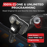Autel TPS218 MX-Sensor 315 & 433MHz 2 in 1 Universal Tire Pressure Sensor Reader, Monitoring System Sensor for 99% Main Vehicles SAE Standard J1205/J1206/J2657