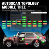 Autel Scanner MaxiSys Ultra Dignostic Tools, J-2534 ECU Programming & Coding, Topology Map, Multi-Screen Display, 5-in-1 VCMI, 40+ Services