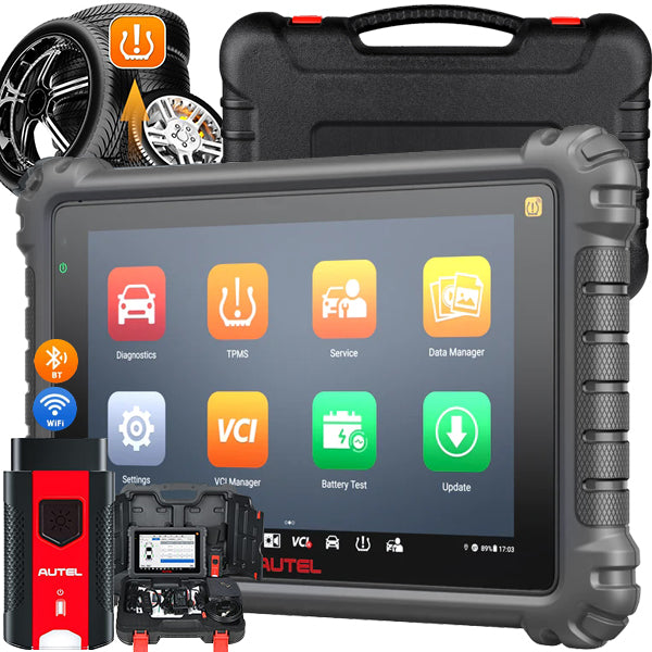 Autel MaxiCOM MK906 Pro-TS, 2022 Upgrade of MS906 Pro TS/ MS906TS/ MS906 Pro, ECU Coding, Full TPMS, 36+ Services, Bi-Directional, OE-Level Diagnose, CAN FD & DOIP, FCA Autoauth, Android 10.0