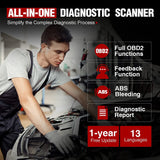 Original Autel MaxiCOM MK808Z OBD2 Diagnostic Scan Tool with All System and Service Functions (MD802+MaxiCheck Pro)