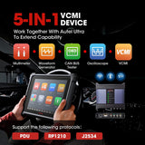 Autel 5-IN-1 MaxiSYS Ultra Automotive Intelligent 258GB Vehicle Dignostis Scan Tablet with J2534 ECU Programming 40+ Services, Upgrded of MS908S Pro/ Elite/ MS909/ MS919