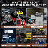 Autel Scanner MaxiSys Ultra Dignostic Tools, J-2534 ECU Programming & Coding, Topology Map, Multi-Screen Display, 5-in-1 VCMI, 40+ Services